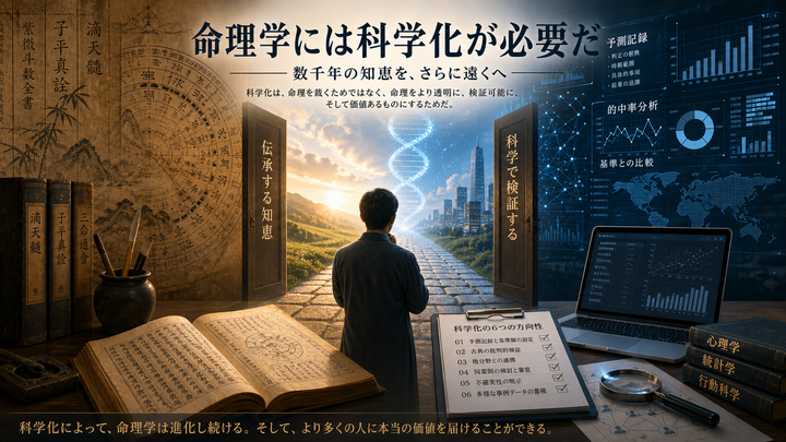 命理学が科学化されるべき理由――それ自体に価値があるからこそ